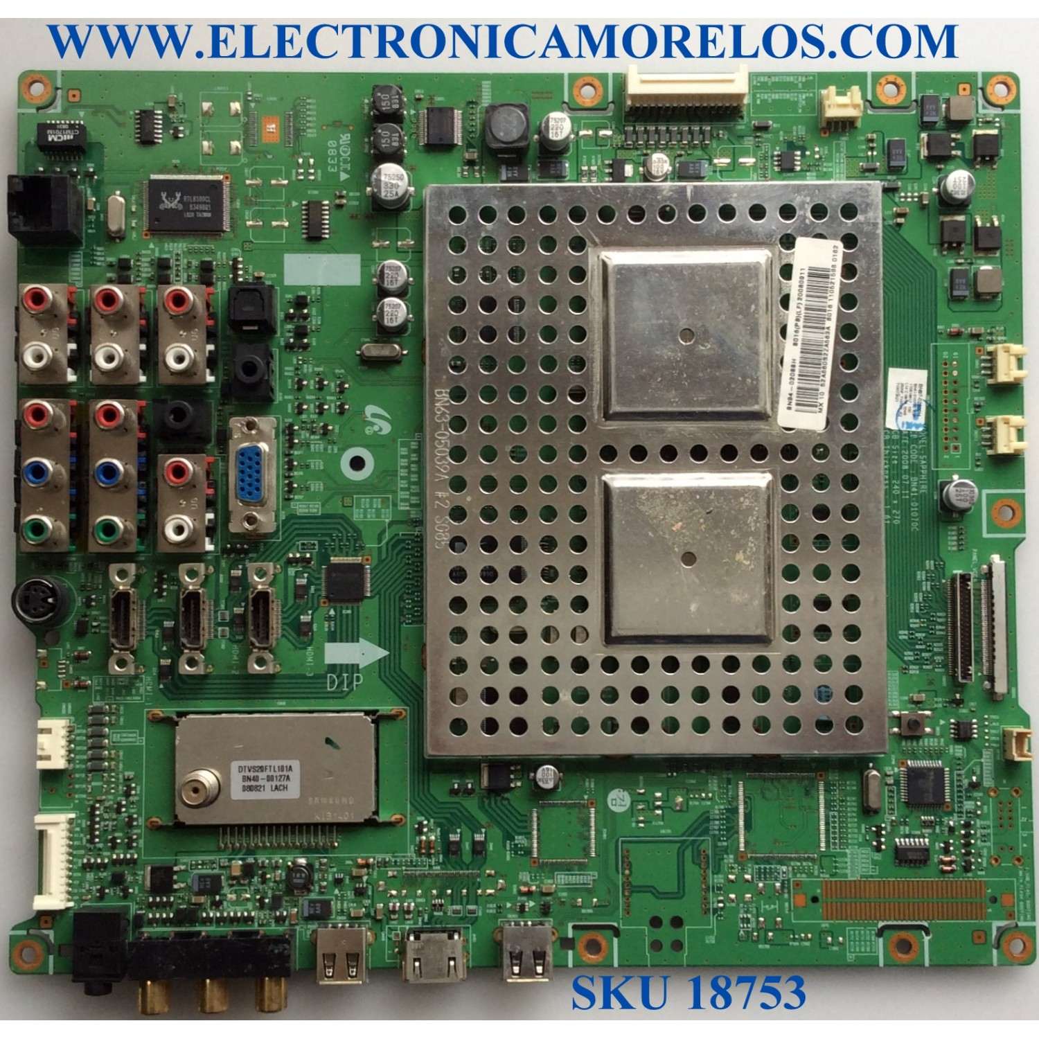 MAIN / SAMSUNG BN94-02088H / BN41-01070C / BN97-02500H / PANEL LTF520HE04 A03 / MODELOS LN52A860S2FXZA / LN52A860S2F / PARTE SUSTITUTA BN94-02088D